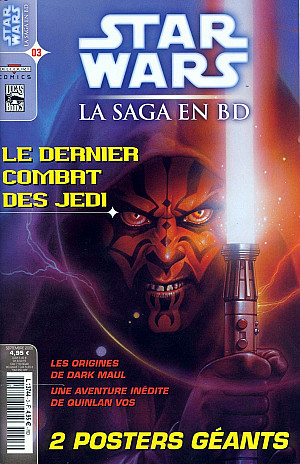 Star Wars - BD Magazine / La Saga en BD, Tome 3 : Le Dernier Combat des Jedi - Les Origines de Dark Maul - Une aventure inédite de Quinlan Vos 